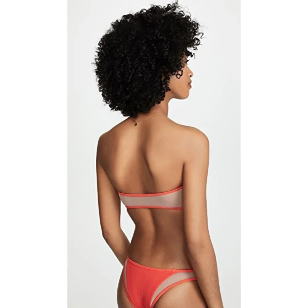 NEW Tori Praver Sheer Mesh Back Royale Bikini Top - Picture 2 of 9